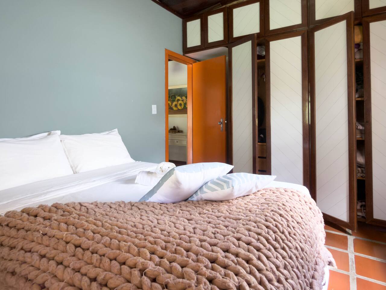 Quarto azul do Casarão · Sítio Rhein|Dorf em Marechal Floriano ES
